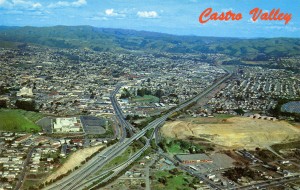 Aerial View of Castro Valley, California  